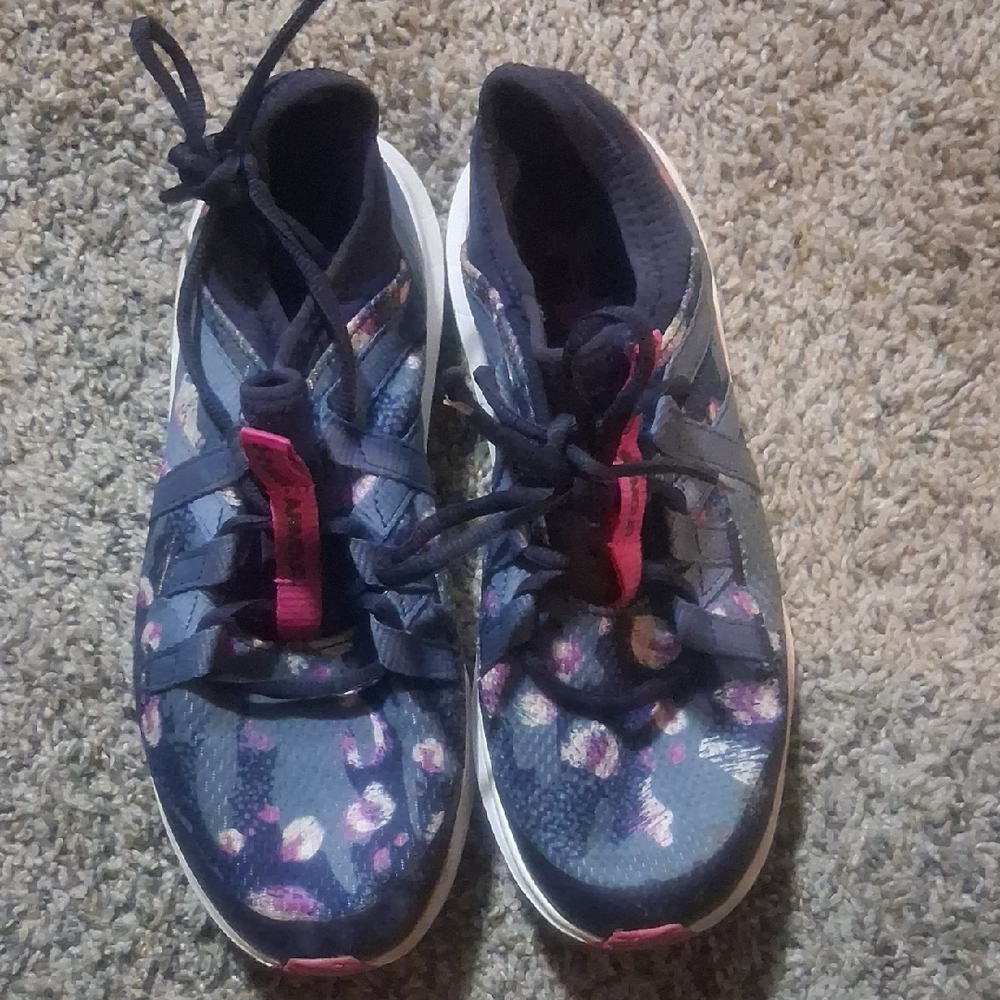 Under Armour Athletic Sneakers with Pink Accents